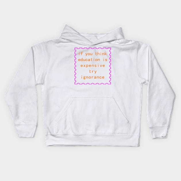 Education Kids Hoodie by nabilhaj